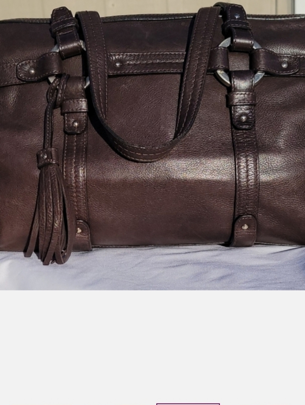 ✨ Bally Vintage Chona Tassel Satchel — Made in Italy ✨